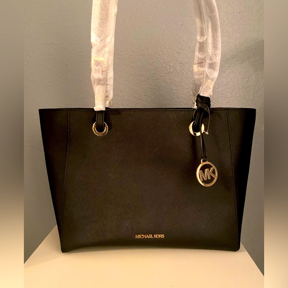 Michael Kors Walsh MD MF Tote Leather (Black) BNWT